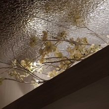 304不锈钢水波纹镜面板酒店KTV水疗会所公馆娱乐场所3D金属装饰板