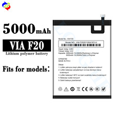 适用于Casper手机电池VIA F20全新大容量电板5000mah工厂批发外贸