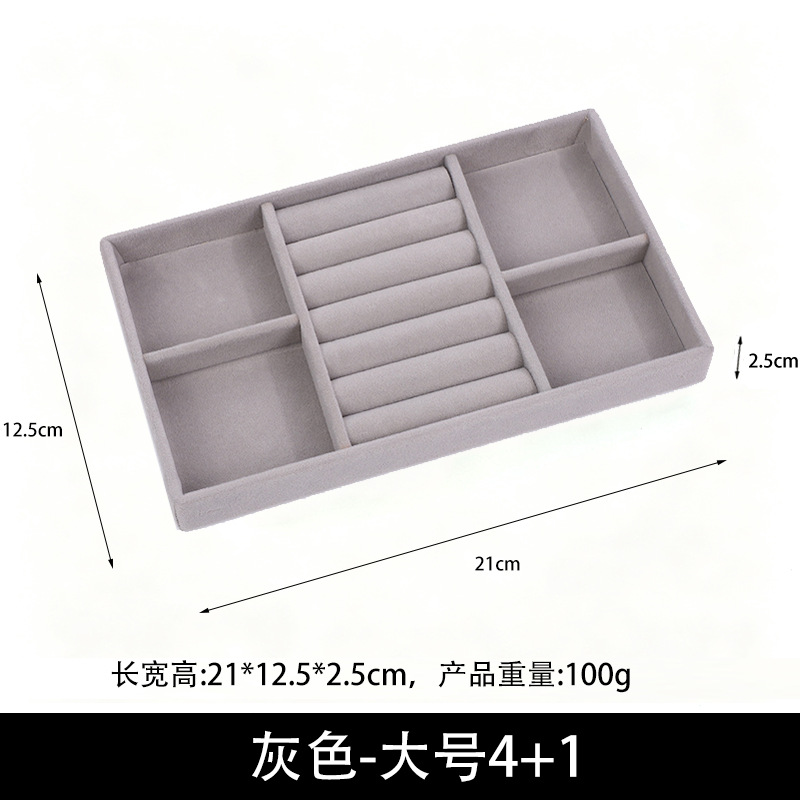 Caja de joyería en stock Caja de almacenamiento Caja de exhibición de joyería Paleta de joyería Paleta de almacenamiento de anillos de brazalete image 23