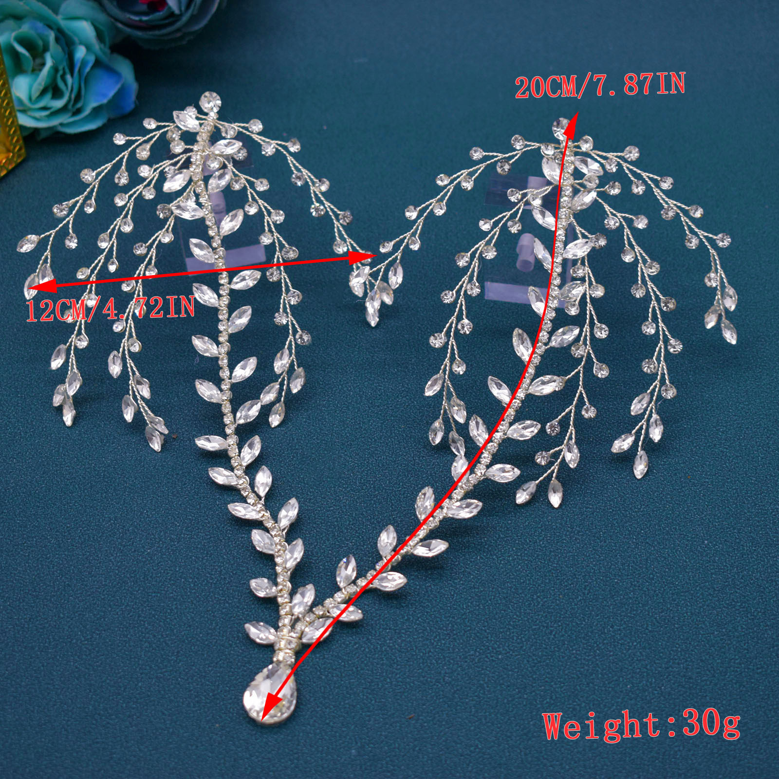 Bridal Women's Flower Rhinestone Rhinestones Party Headpieces display picture 1