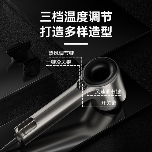 Cross-border high-speed ionic hair dryer, home constant temperature hair care hair dryer, beauty salon high power 110V US standard