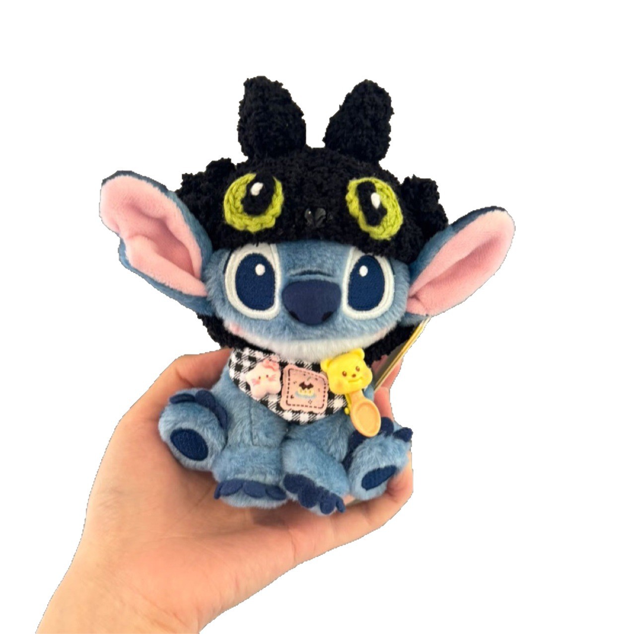 [Genuino] Sostener ramo Stitch muñeco de peluche muñeco de tela accesorios de juguete bolso colgante llavero regalo