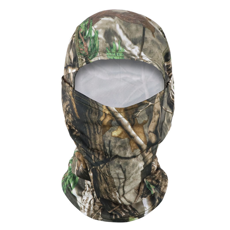 Verano camuflaje de seda de hielo todo en uno capucha de ciclismo al aire libre máscara de pesca protector solar