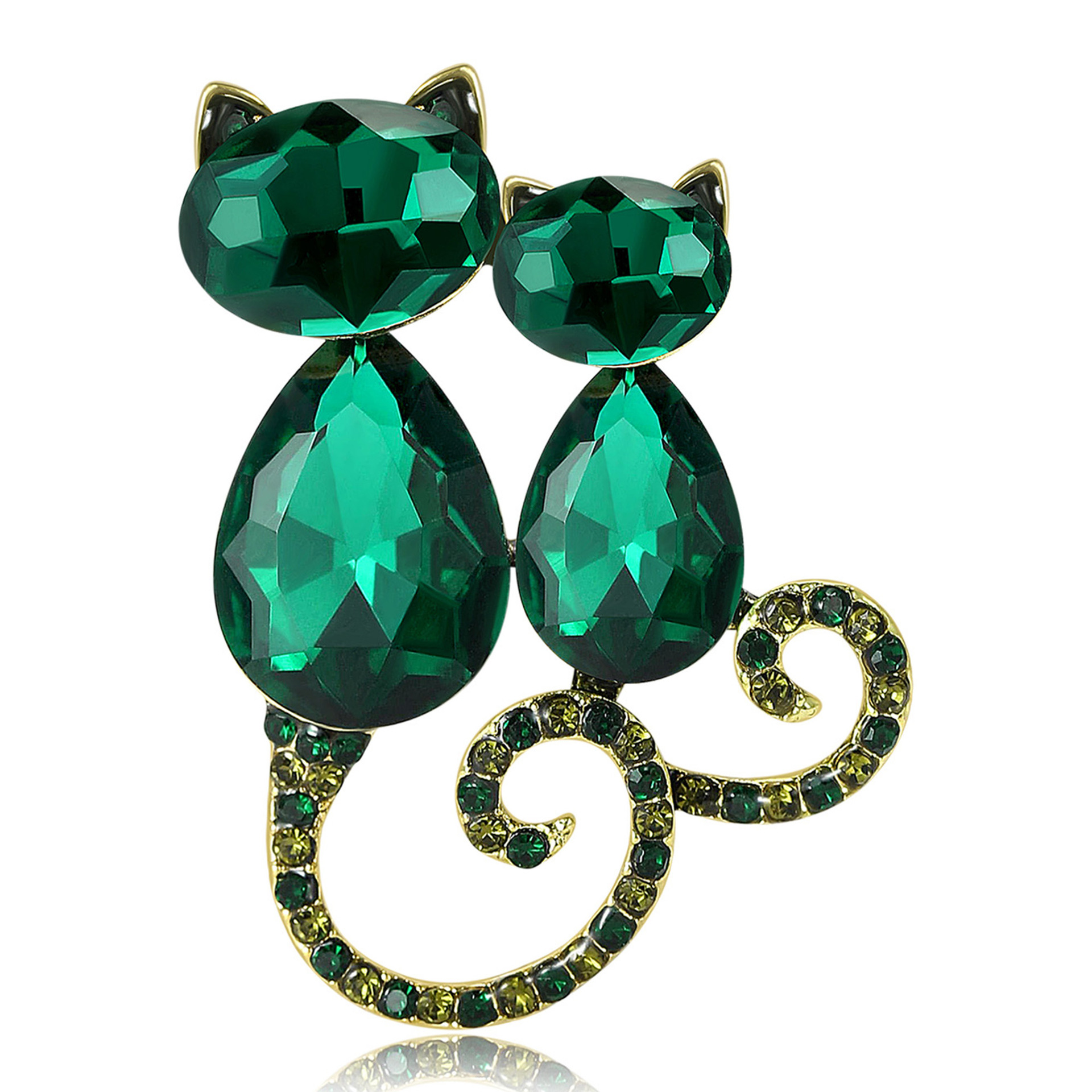 Spilla donna vintage perla cristallo farfalla fiore cigno spilla_voghion.com