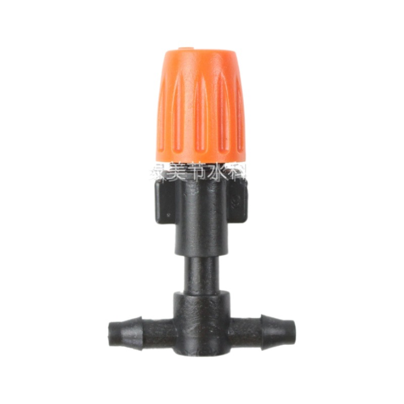 Viejo naranja simple exportación ajustable atomización micro boquilla + 4 / 7 tubo capilar plano 3 enlace balcón jardinería enfriamiento humectante