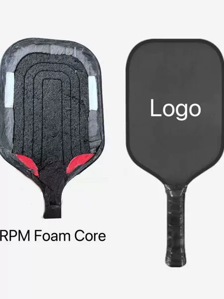 Rpm Q2 Pickleball Racket T700 Carbon Fiber 14mm / 16mm Thickness Coarse Sandblasted Surface