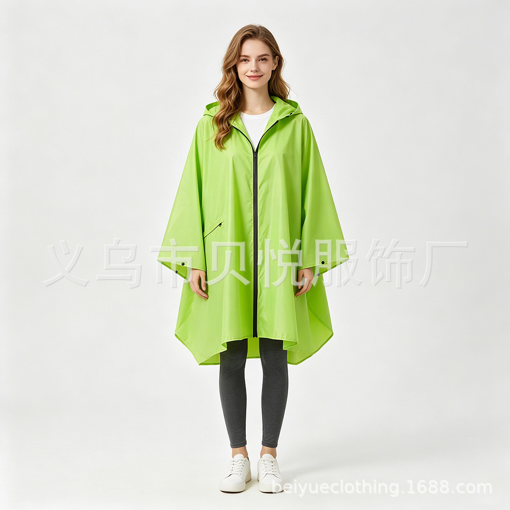 Poncho Impermeable Ligero Tipo Capa, Transpirable, para Ciclismo y Uso al Aire Libre image 40