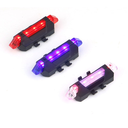 Bicycle light USB charging tail light mountain bike LED warning light cycling equipment accessories