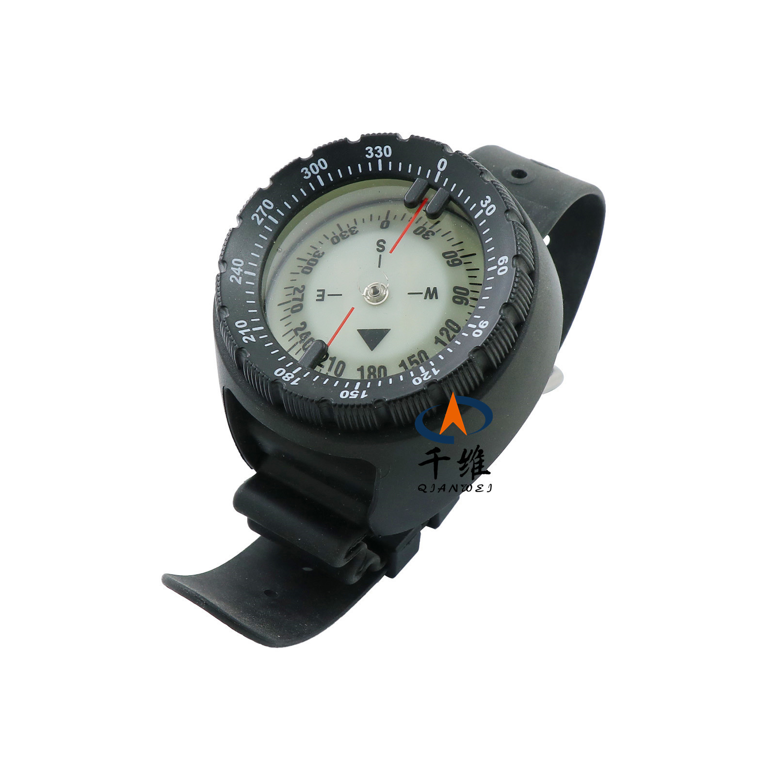 Nuevo producto sumergible fuerte magnético 50 m cuerda elástica brújula brújula brújula bajo el agua con brújula impermeable luminosa en stock