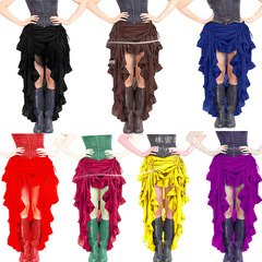 Photographed New Women's Modern Dance Hip-Hop Street Dance Performance Skirt Halloween Ethnic Dance Stage Performance Skirt Pirate Skirt