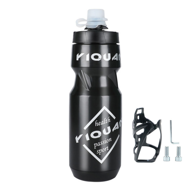 Black teapot, bottle holder, wrench