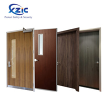 出口美标UL木质防火门1.5小时耐火 钢框木扇实心填充欧美市场认证