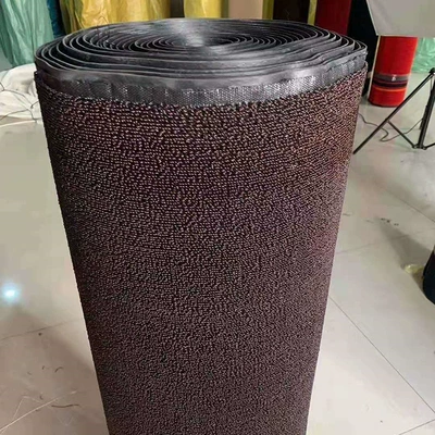 mat roll non-slip mat — Universal Foot Pad - burr-bottom-brown-8-10mm-thick-12-9m-12-9m