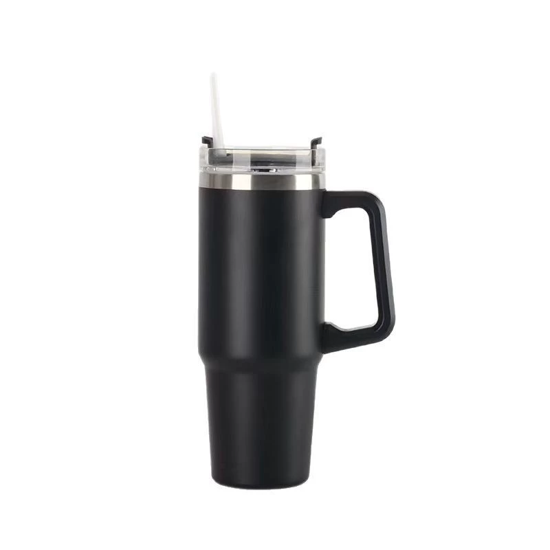 Handle, double-layer capacious glass stainless steel, tea cup, wineglass, (Cross-border trading), 30 oz, American style