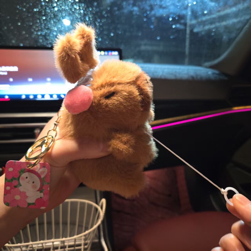 かわいいウサギの耳が動くカピバラペンダントぬいぐるみカピバラランドセルペンダント|undefined