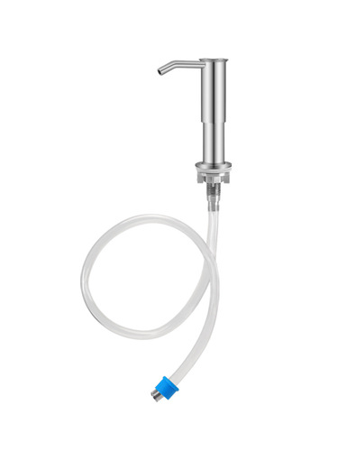 Sink soap dispenser, kitchen sink, dishwasher-free liquid addition, high suction, direct-connected detergent bottle press