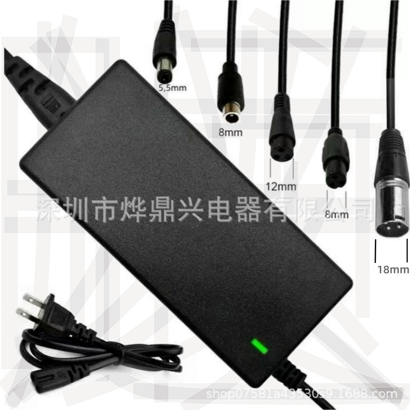 工場直接供給 42V2A バランスカー充電器リチウム電池ツイストカー一輪車 1 ～ 5 充電器 54.6V|undefined