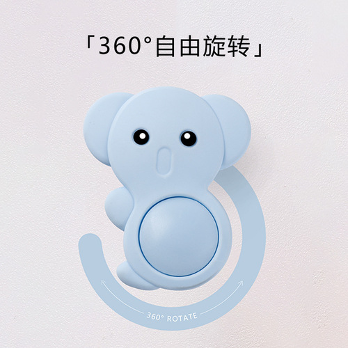 Cartoon animal door stopper, no punching, anti-pinching, safety door stopper, cute creative door blocking tool, anti-collision