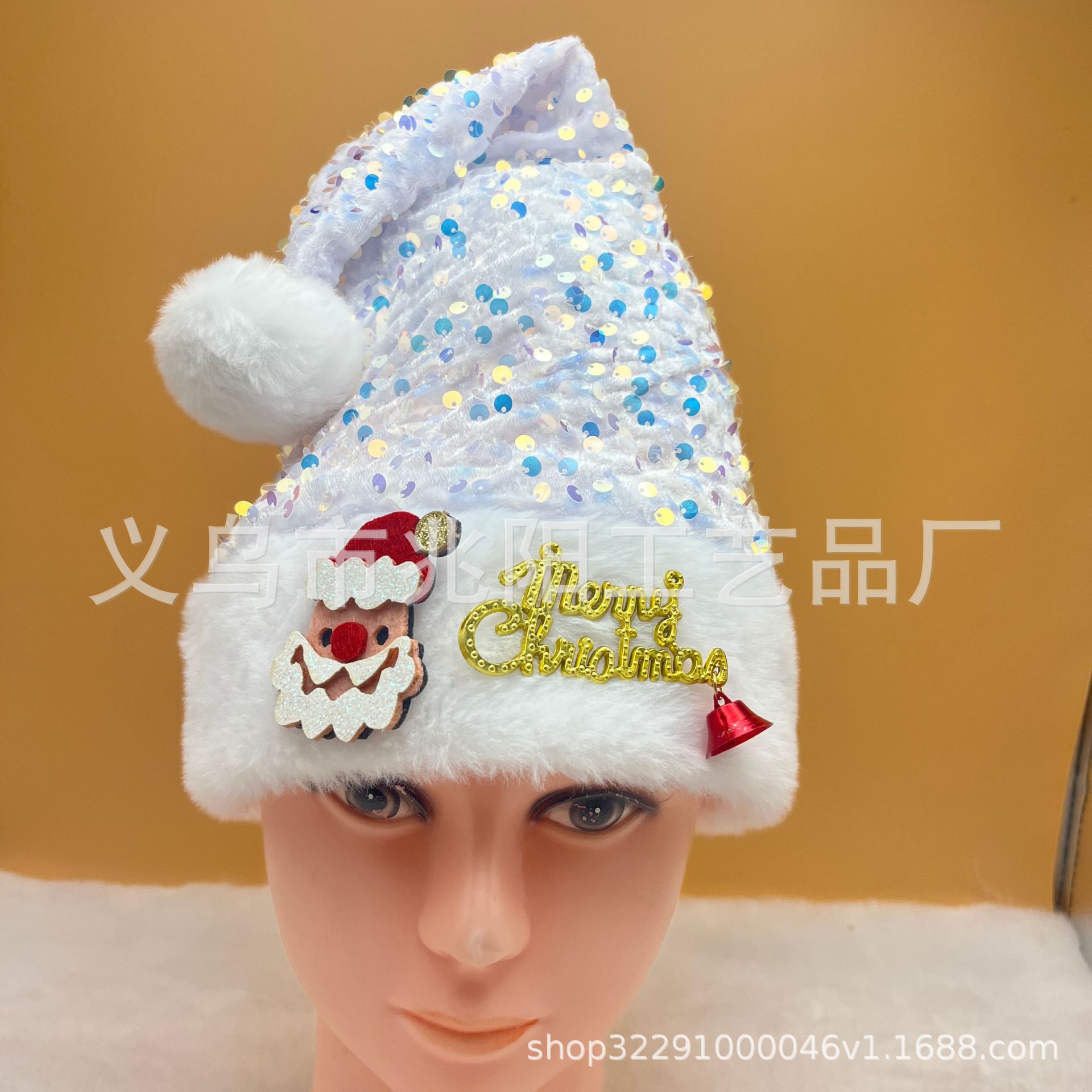 Papá Noel blanco + letras