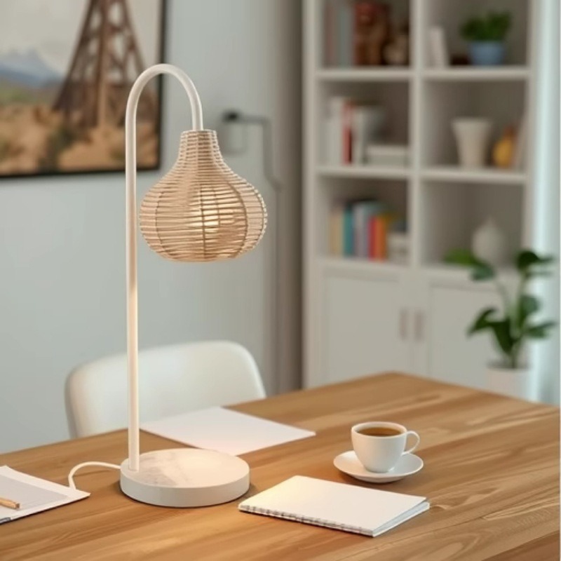 Luces al aire libre villas impermeables paisaje de patio césped lámpara de mesa lámpara de pie al aire libre lámpara de césped de jardín tejida a mano