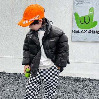 2023新款洋气男女童韩版羽绒棉服外套儿童中大童反季宝宝保暖棉衣