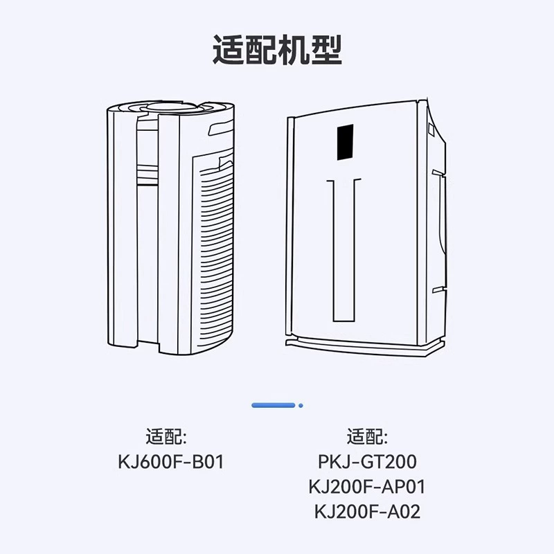 徽曦 Адаптировано для Yiyue очиститель воздуха KJ600F-B01 фильтр PKJ-GT200 фильтр элемент KJ200F-A02