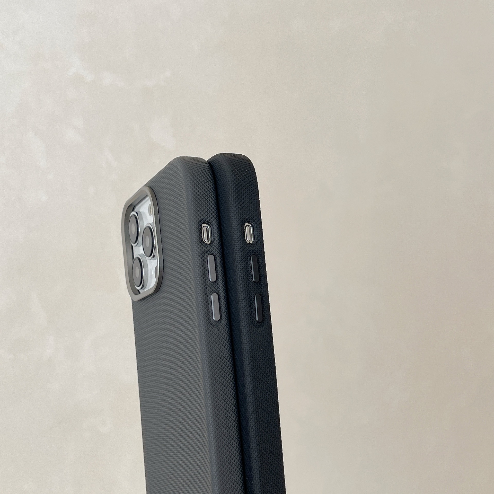 Funda de Cuero con Textura de Diamante para Teléfono 8