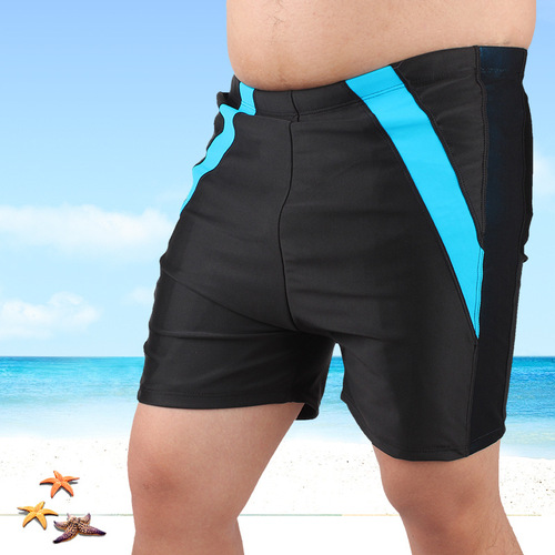 Men's swimming trunks with extra fat and fat men's large size adult five-point loose quick-drying swimsuit for men wholesale large size swimsuit