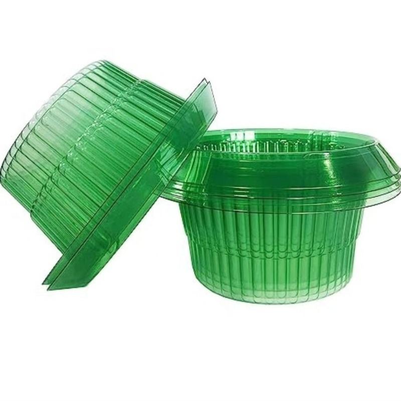 厚みのある野菜保護カバー、カタツムリブロック、丸型害虫防止農業保護、野菜保護用の緑色の透明な植物カバー|undefined