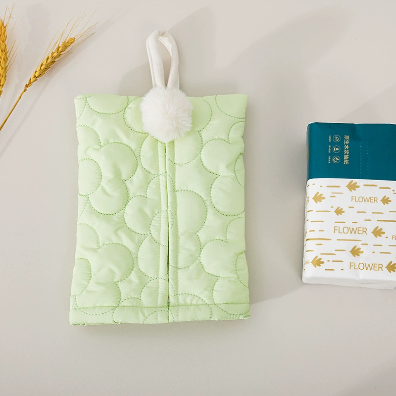 Modern fresh creamy cloth, wipes for auto, flowered
