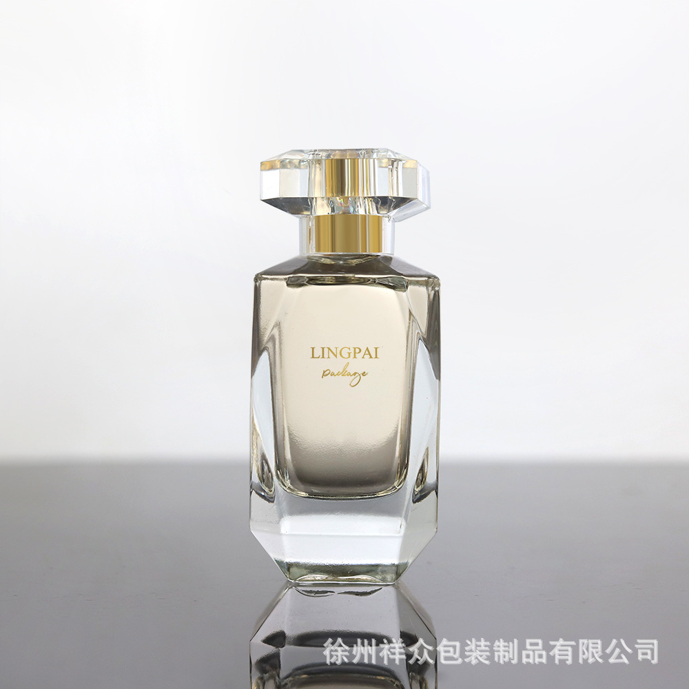 Las botellas de perfume transparentes de venta caliente en el comercio exterior se pueden etiquetar como botellas vacías de vidrio de 50 ml, un conjunto de modelos de Oriente Medio. image 3
