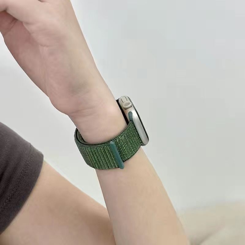 iwatch ナイロンループマジックストラップ S10 Apple S9 ウォッチ SE スポーツ 8/7/6/5 リストバンド男性と女性に適しています。|undefined