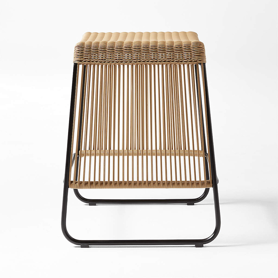 Estilo nórdico Silla de Bar de ratán taburete comercial bar medio antiguo hogar Silla de mesa de isla B & B red Silla de ratán rojo