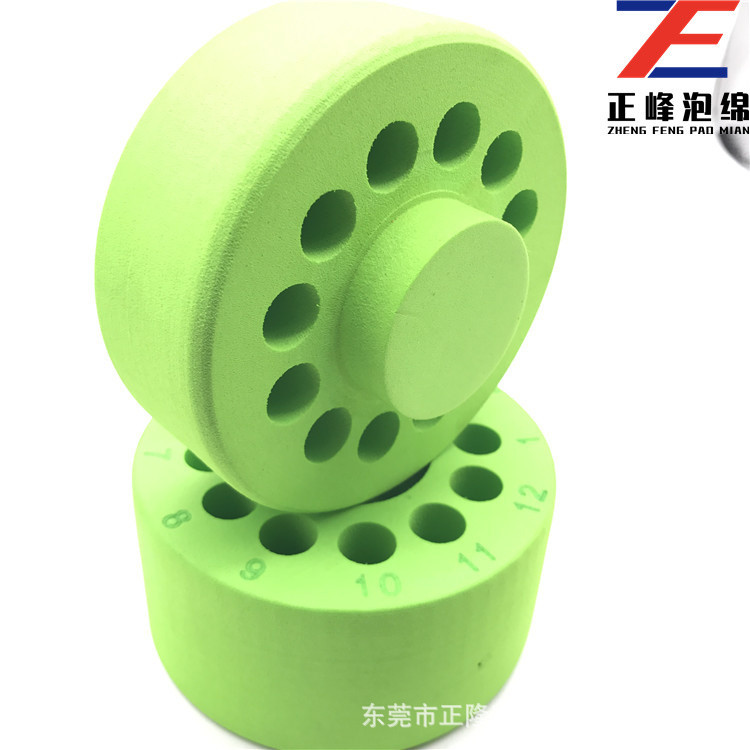 正隆供应 12孔EVA程序降温盒 方形圆孔EVA试管盒子 eva试管盒子