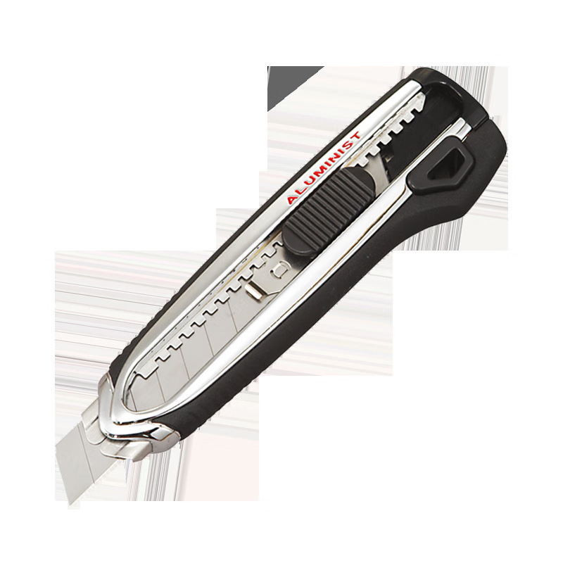 田岛TAJIMA美工刀架连发式铝合金壁纸刀墙纸刀片介刀18mm大号重型