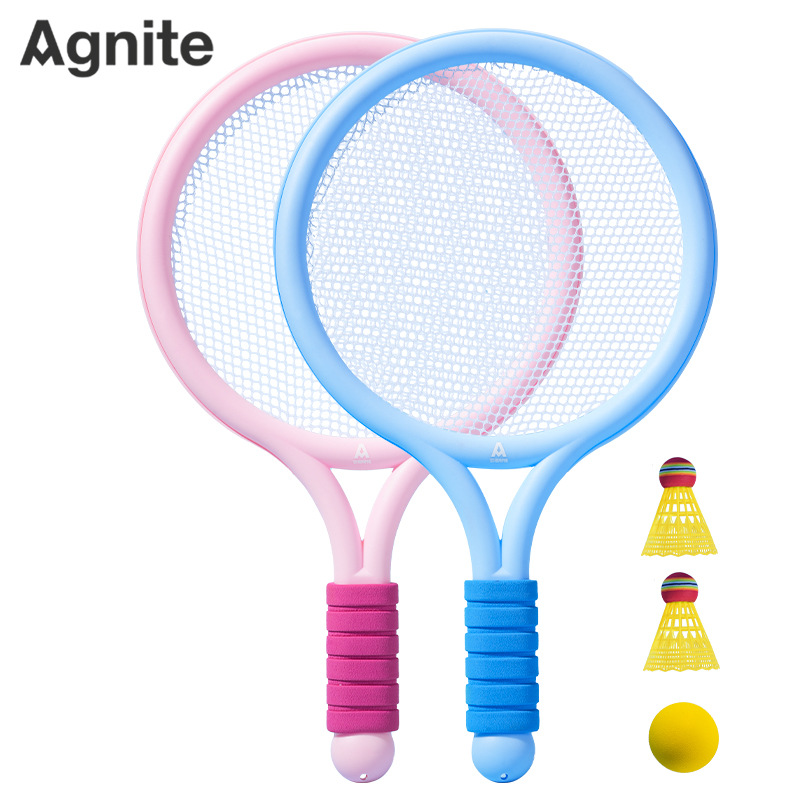 Deli Raqueta de bádminton para niños Juguetes educativos Interacción entre padres e hijos para bebés Hombres y mujeres Entrenamiento de tenis al aire libre Estudiantes