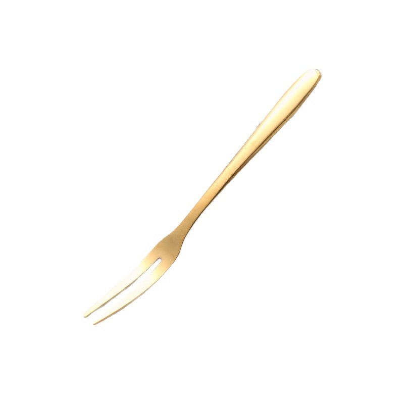 Piccola qualità. Set per la casa, spesso, leggero, di lusso, di alta qualità, forchetta per torta di luna, stuzzicadenti per frutta._voghion.com