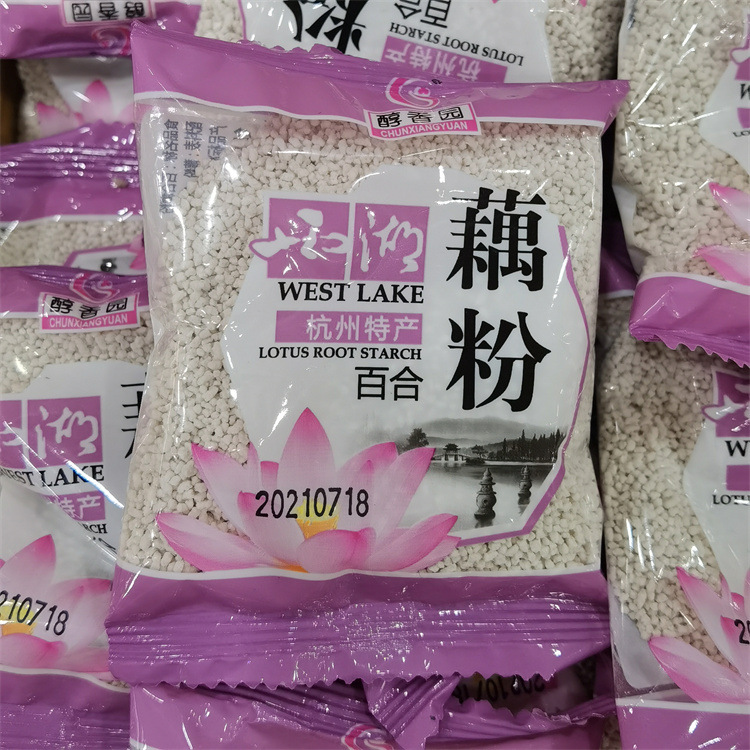 Chunxiangyuan West Lake Lotus Root Powder with Lily/Badam/Jujube/Ginseng/Guava Lotus Seeds - 5 pounds per bag