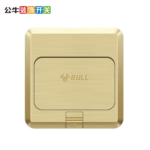 Bull socket flagship switch socket ground plug five-hole hidden 5-hole foot plug floor ground invisible GD1