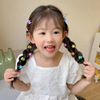 Small princess costume, small crab pin, hairgrip, hair accessory, bangs, Japanese and Korean, flowered