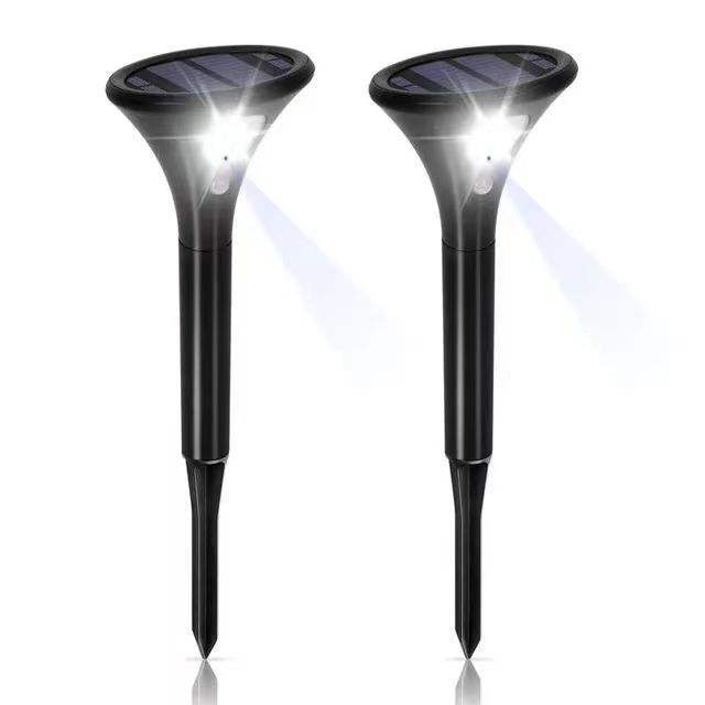 Cross-Border Solar Sensor Ground Lights Led Outdoor Waterproof Landscape Garden Spotlights Courtyard Lawn Lights Street Lights
