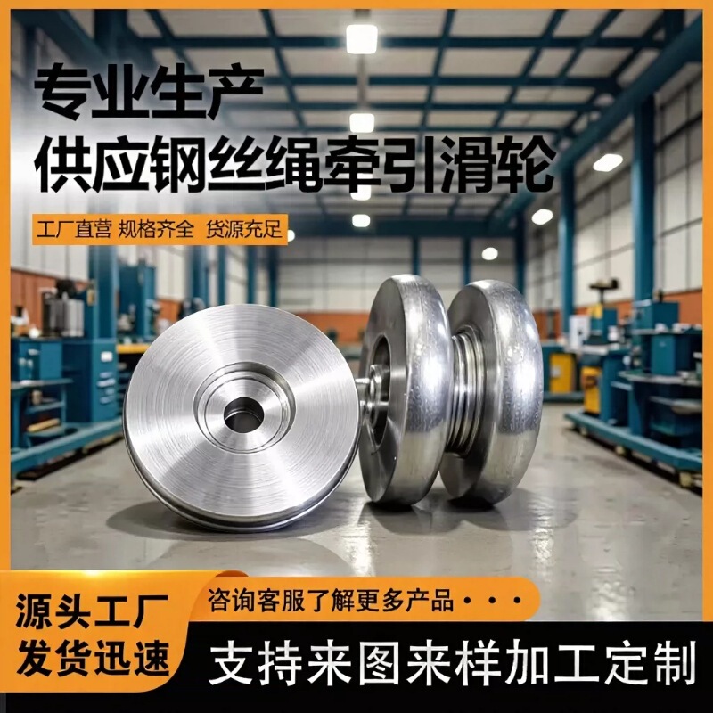 Manufacturer Wholesale 304 Stainless Steel Pulleys, Wire Rope Traction Pulleys, U-Shaped V-Shaped Lifting Sliding Door Track Pulleys