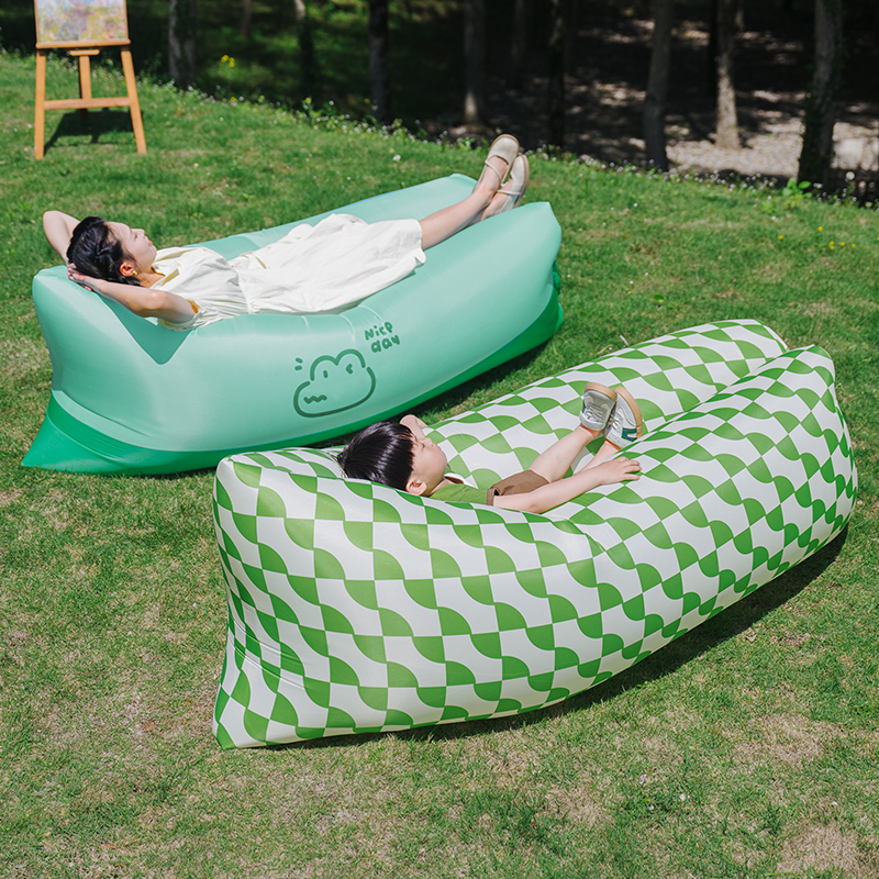 Urban Wave Outdoor Inflatable Sofa Camping New Lazy Sofa Music Festival Portable Sofa Camping Air Mattress