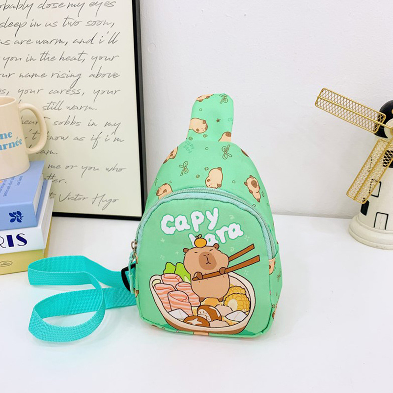 Bolsos para niños lindos bolsos de pecho para niñas al aire libre versátiles bolsos de cambio para niños bolsos de caricatura para chicas