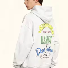 Cross-border Foreign Trade Correct Version Paris B Family Autumn Winter Long Sleeve Hoodie Couple Versatile Casual Streetwear Men's New Top