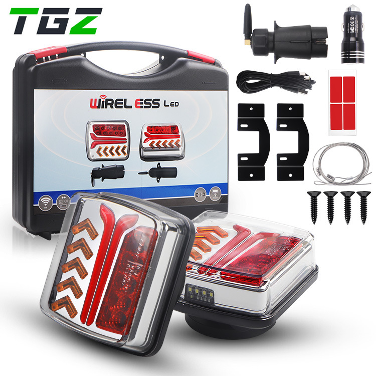 Wireless magnetic trailer