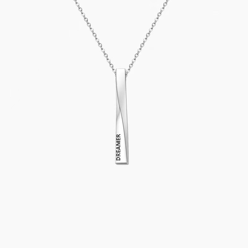Modern Men’s Mobius Pendant Necklace, Premium Stainless Steel. Waterproof, Anti-allergy, Durable For Everyday. Symbol Of Eternity & Taste. Ideal Gift_voghion.com