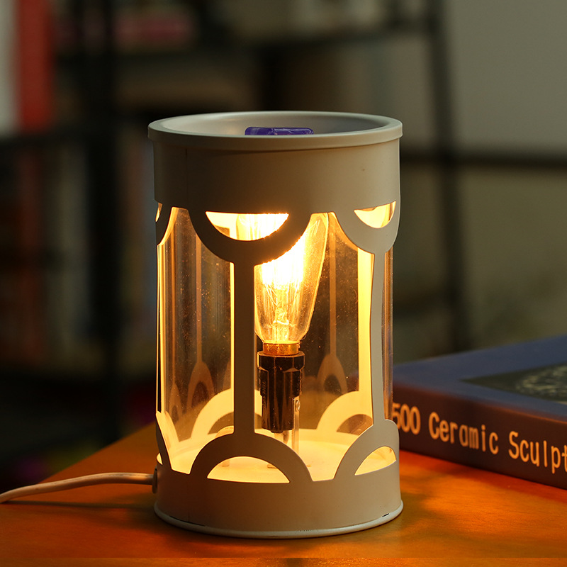 香薰融蜡灯 奶茶店甜品店微景观装饰灯家居卧室窗台氛围LED小夜灯