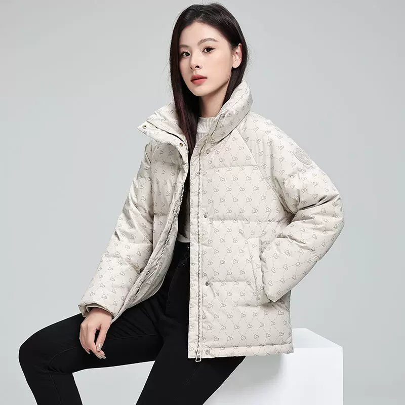2025冬季新款羽绒棉服女短款面包服韩版时尚宽松小个子加厚外套潮