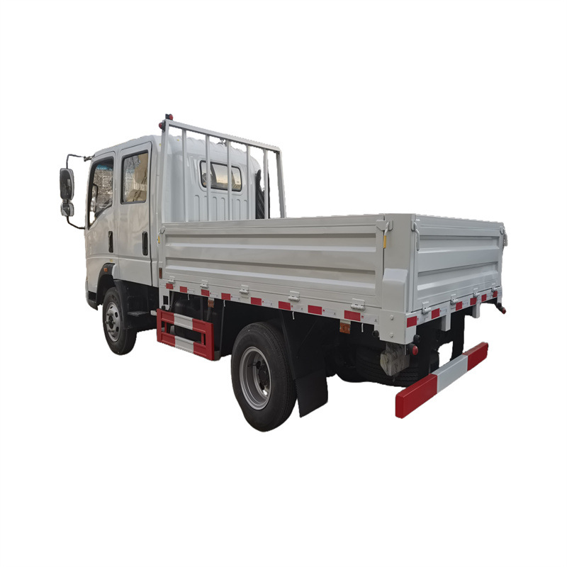 Export Heavy Truck Howo 2-5 Ton Truck 5 Ton Truck Crane Double Row Dump Truck Dump Truck Engineering Vehicle